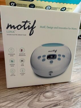 Motif Luna Double Electric Breast Pump - White